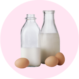 🥛 Piena produkti un olas