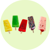 Sorbets un saldējuma sula